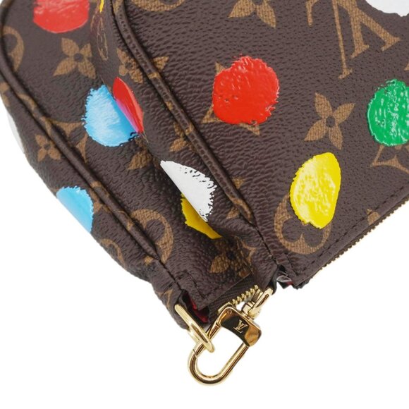 Louis Vuitton  LV×YK Multi Pochette Accessories Monogram Dot Canvas Shoulder Bag - Picture 7 of 16
